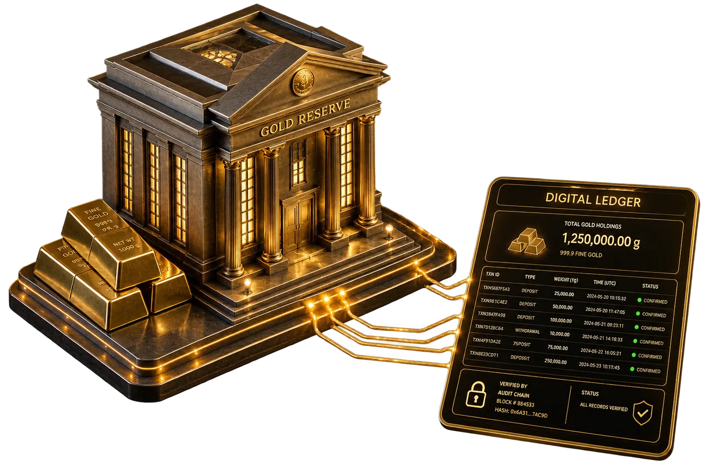 Institutional-grade vault and security facility